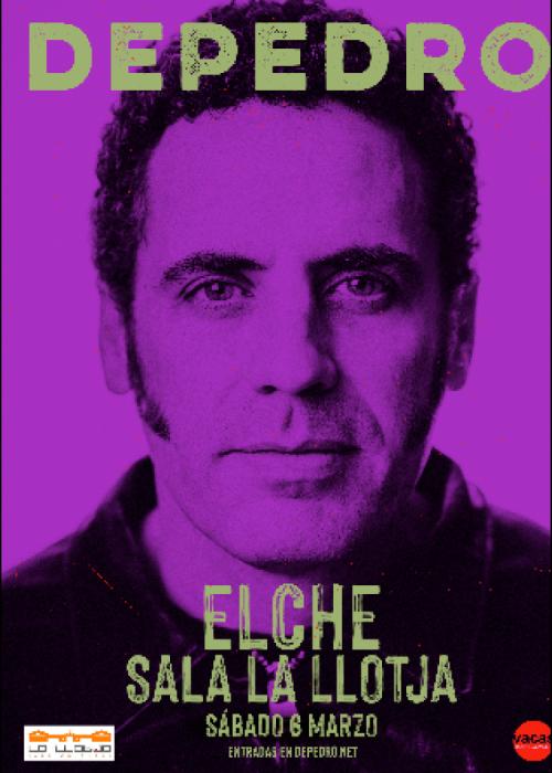 Cartel de Concierto de Depedro en Elche
