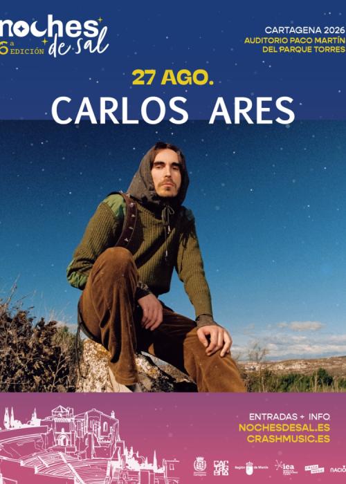 Cartel de Concierto de Carlos Ares en Cartagena