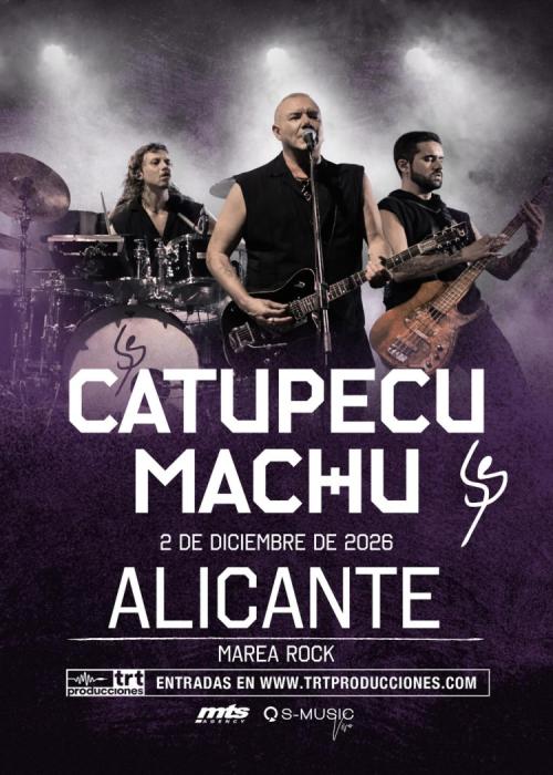 Cartel de Concierto de Catupecu Machu en Alicante