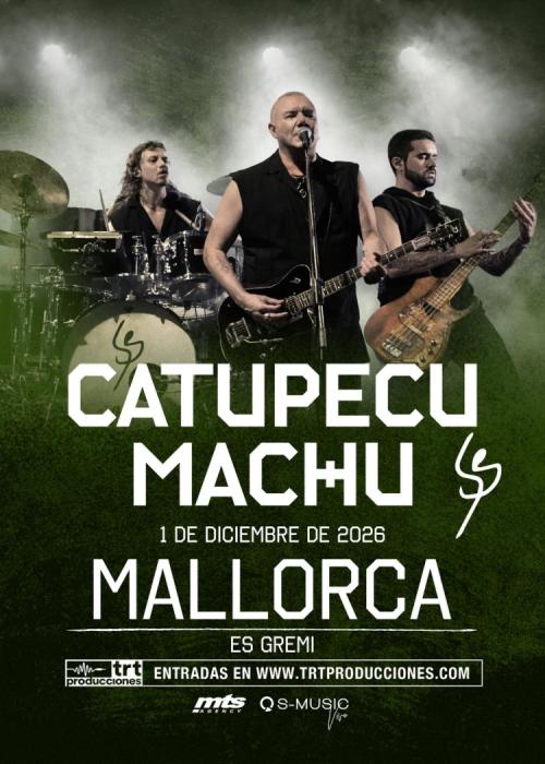 Cartel de Concierto de Catupecu Machu en Palma de Mallorca