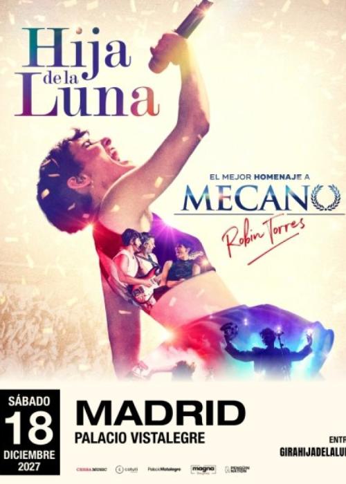 Cartel de Hija de la Luna - Tributo a Mecano en Madrid