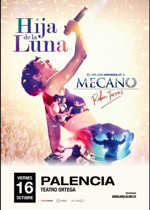 Cartel de Hija de la Luna - Tributo a Mecano en Palencia