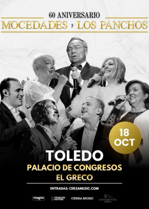 Cartel de Concierto de Mocedades + Los Panchos en Toledo