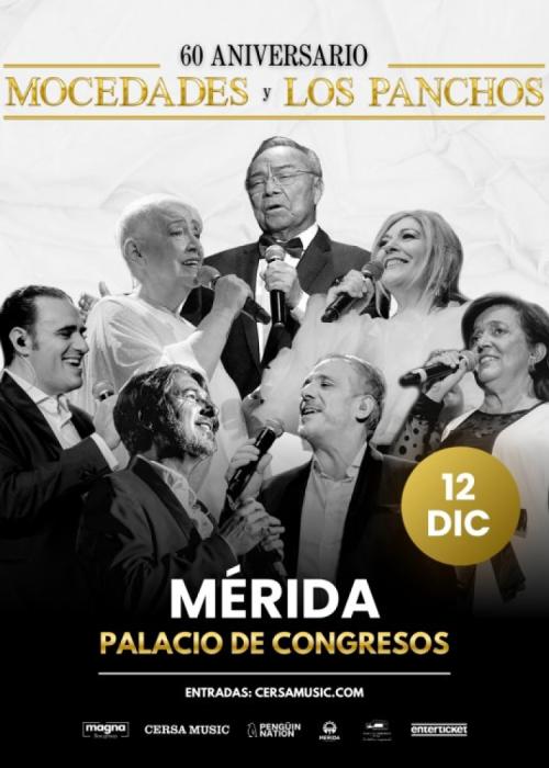 Cartel de Concierto de Mocedades + Los Panchos en Mérida