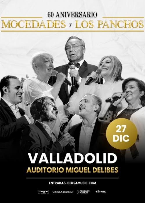 Cartel de Concierto de Mocedades + Los Panchos en Valladolid