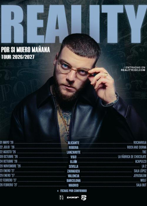 Cartel de Concierto de Reality en Bilbao