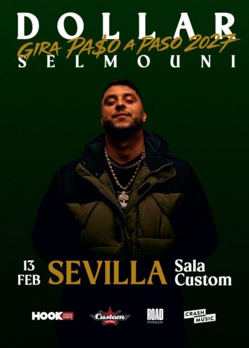 Cartel de Concierto de Dollar Selmouni en Sevilla