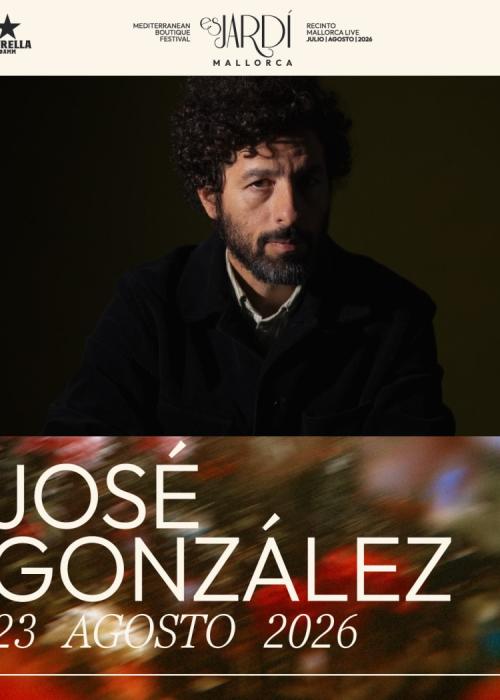 Cartel de Concierto de José González en Palma de Mallorca