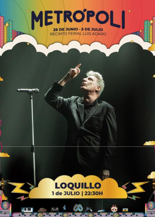 Cartel de Concierto de Loquillo + La Banda Sabinera en Gijón