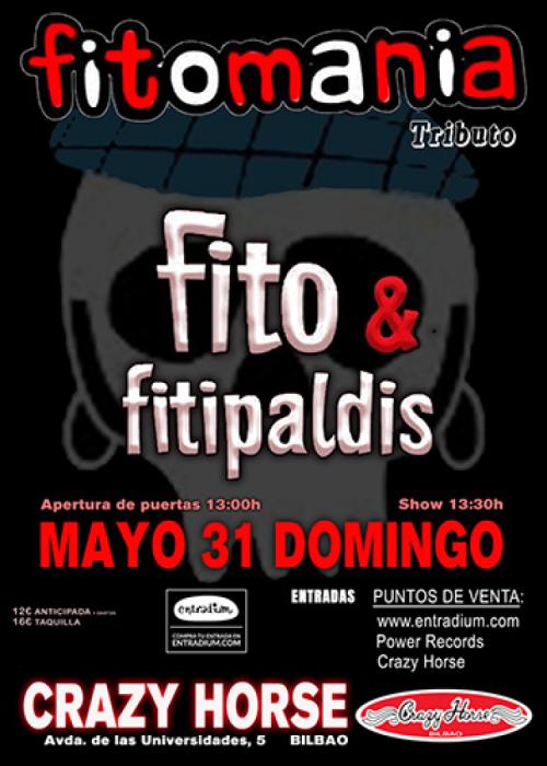 Cartel de FITOMANIA- TRIBUTO A FITO & FITIPALDIS