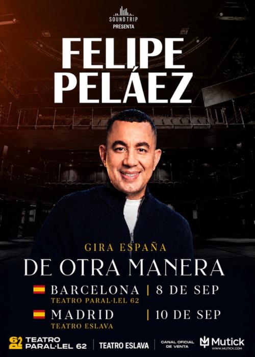 Cartel de Concierto de Felipe Peláez en Madrid