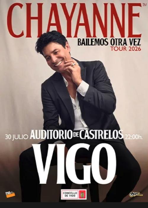 Cartel de Concierto de Chayanne en Vigo