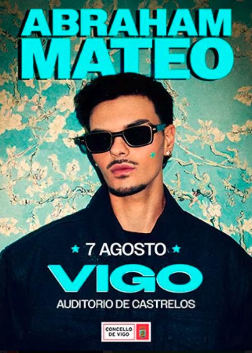 Cartel de Concierto de Abraham Mateo en Vigo