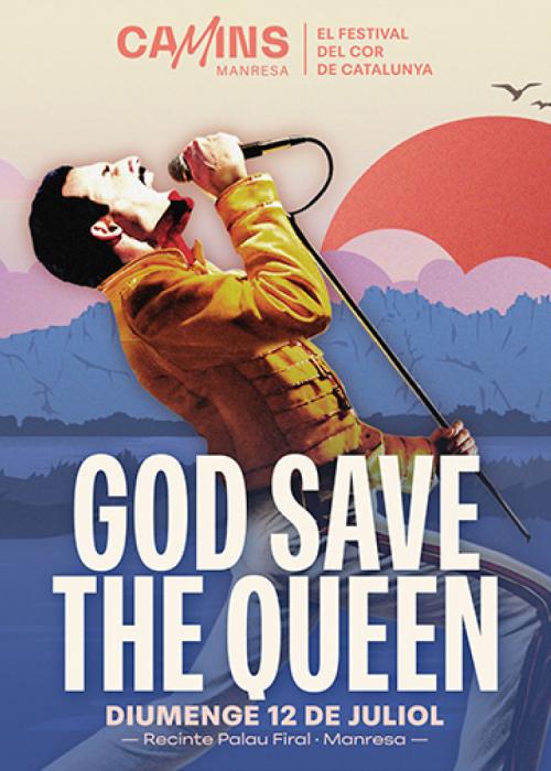 Cartel de Concierto de God Save The Queen en Manresa