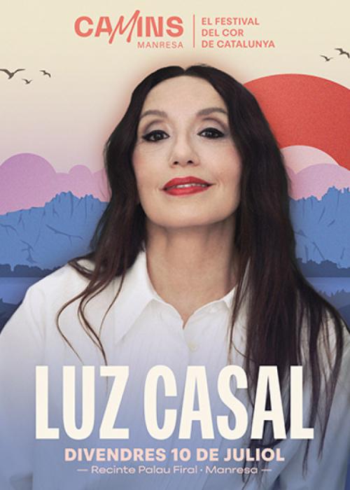 Cartel de Concierto de Luz Casal en Manresa