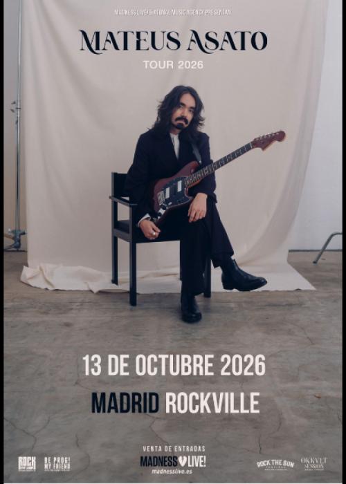 Cartel de Concierto de Mateus Asato en Madrid