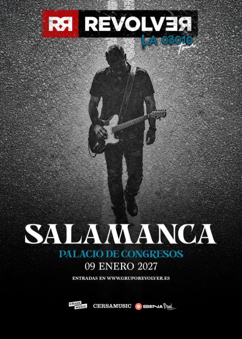 Cartel de Concierto de Revolver en Salamanca