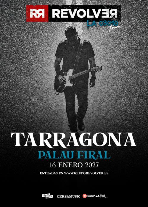 Cartel de Concierto de Revolver en Tarragona