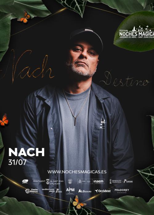 Cartel de Concierto de Nach en Alicante