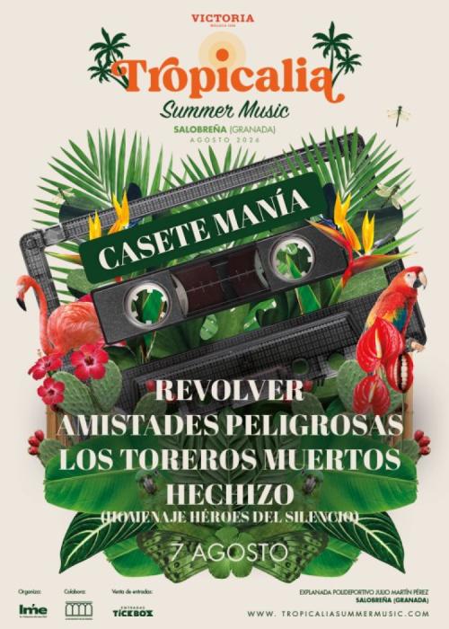 Cartel de Revolver + Amistades Peligrosas + Los Toreros Muertos en Salobreña
