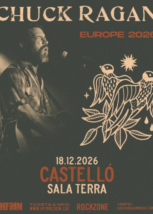 Cartel de Concierto de Chuck Ragan en Castellón