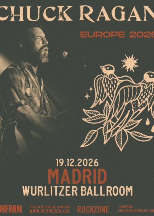 Cartel de Concierto de Chuck Ragan en Madrid