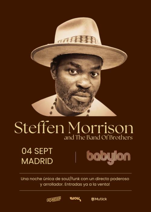 Cartel de Concierto de Steffen Morrison en Madrid