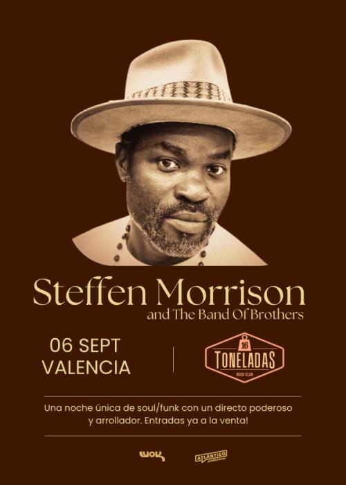 Cartel de Concierto de Steffen Morrison en Valencia