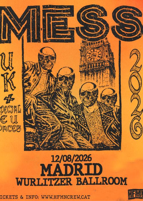 Cartel de Concierto de Mess en Madrid