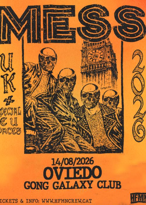Cartel de Concierto de Mess en Oviedo