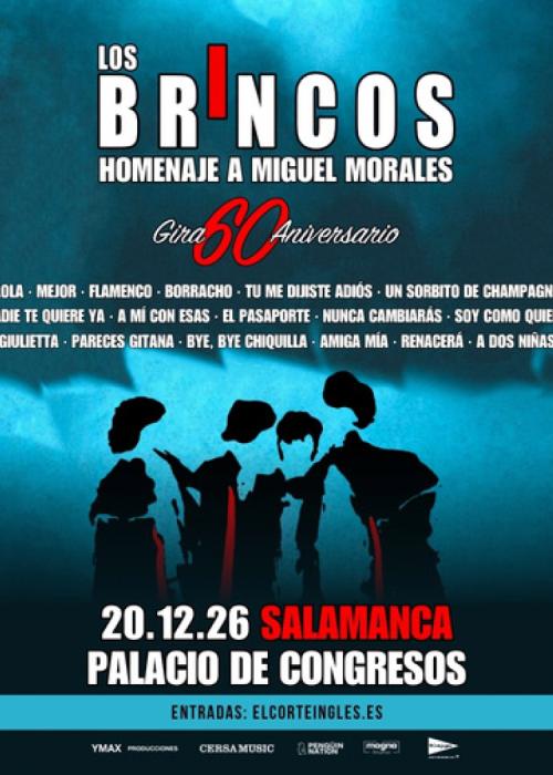 Cartel de Concierto de Los Brincos en Salamanca