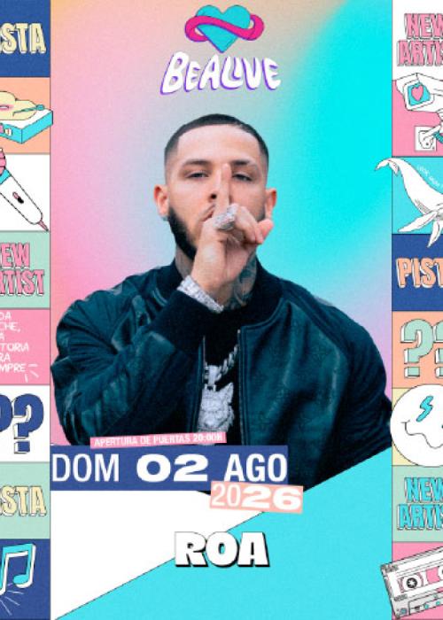 Cartel de Concierto de ROA en Punta Umbría - Huelva
