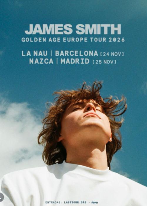 Cartel de Concierto de James Smith en Barcelona
