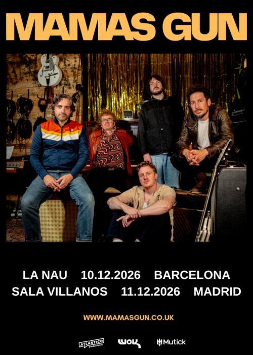 Cartel de Concierto de Mamas Gun en Madrid