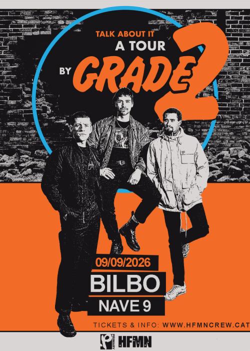 Cartel de Concierto de Grade 2 en Bilbao