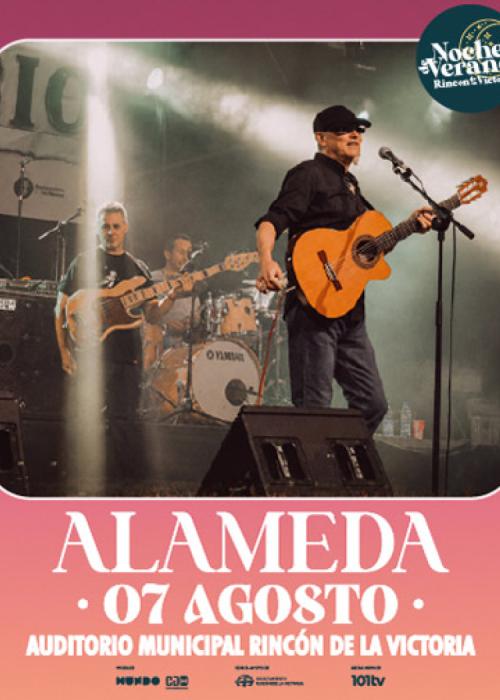 Cartel de Concierto de Alameda en Málaga