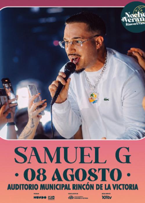 Cartel de Concierto de Samuel G en Málaga