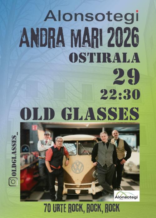 Cartel de OLD GLASSES EN ALONSOTEGI