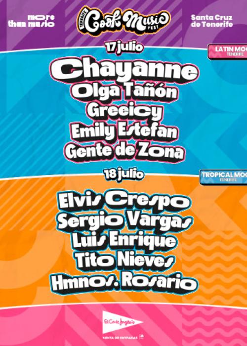 Cartel de Tenerife Cook Music Fest 2026