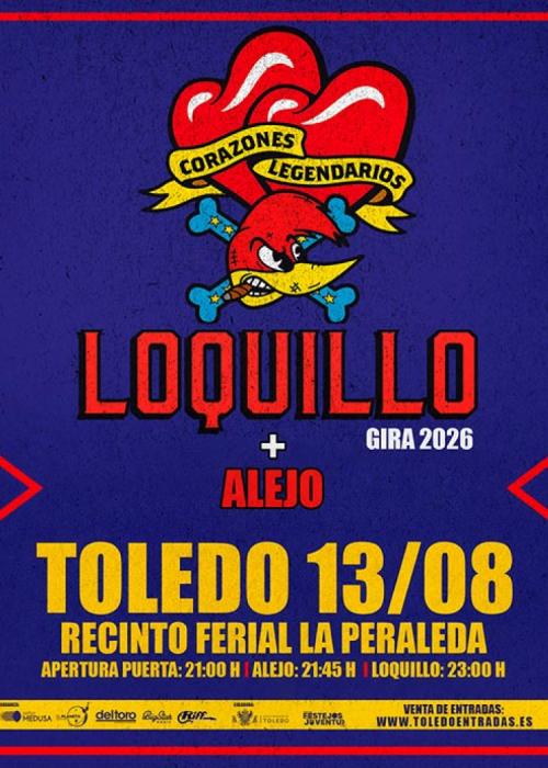 Cartel de Concierto de Loquillo en Toledo
