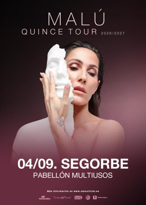 Cartel de Concierto de Malú en Segorbe - Castellón