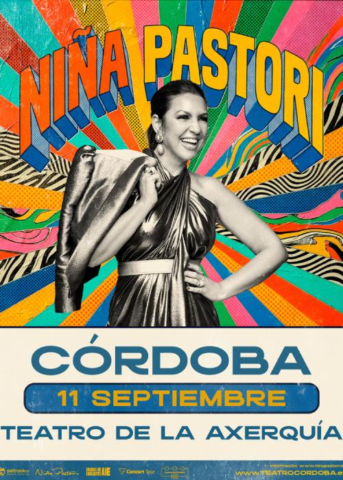 Cartel de Concierto de Niña Pastori en Córdoba