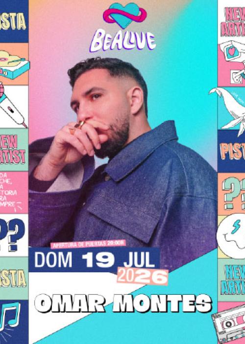 Cartel de Concierto de Omar Montes en Punta Umbría - Huelva