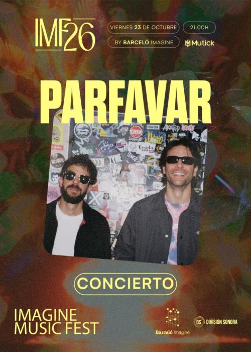 Cartel de Concierto de Parfavar en Madrid