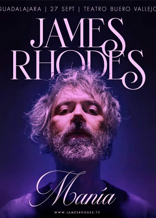 Cartel de Concierto de James Rhodes en Guadalajara