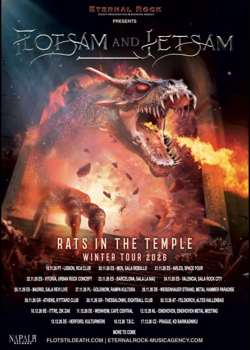 Cartel de Concierto de Flotsam And Jetsam en Vitoria-Gasteiz