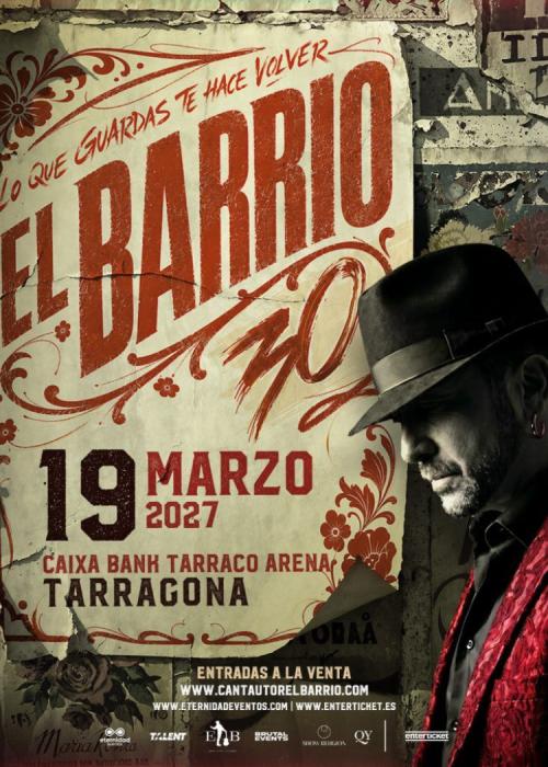 Cartel de Concierto de El Barrio en Tarragona