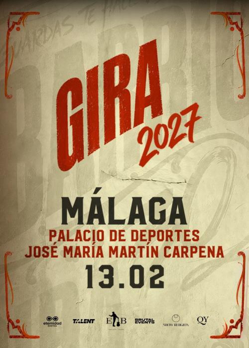 Cartel de Concierto de El Barrio en Málaga (Segunda Fecha)