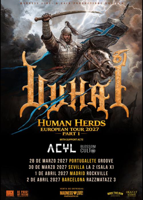 Cartel de Concierto de Uuhai + ACYL + Blossom Cult en Madrid