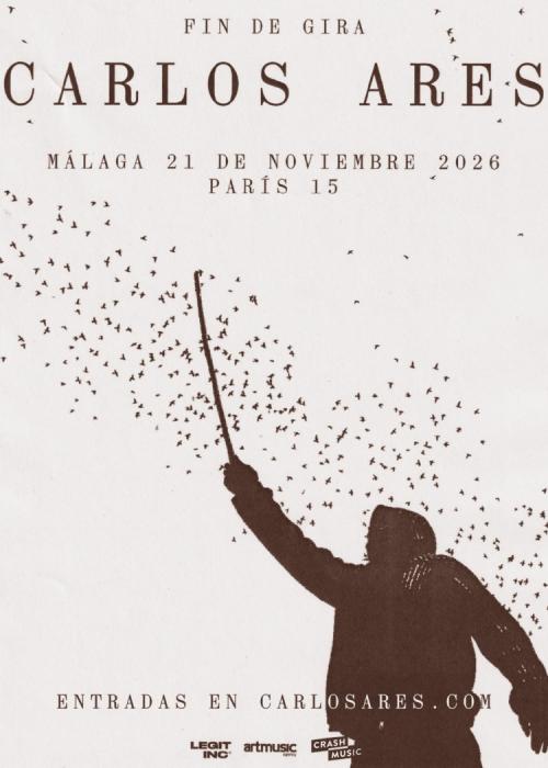 Cartel de Concierto de Carlos Ares en Málaga